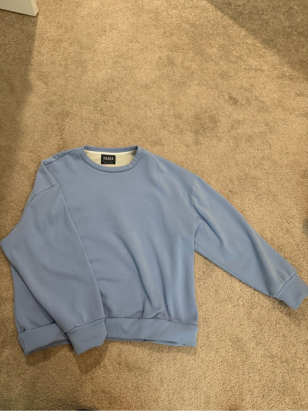 Hoaka Women's Sky Blue Crewneck Sweater